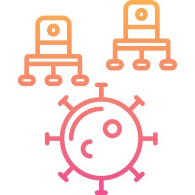 Bir b eksikliği simgesinin vektör çizimi