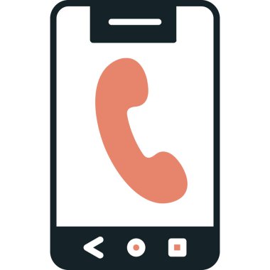 akıllı telefon simgesi vektör illüstrasyonu