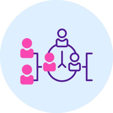 iş simgesi vektör illüstrasyonu