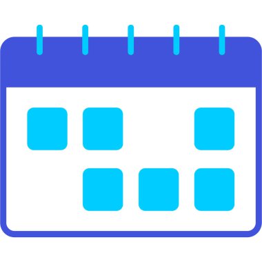 Takvim. Web simgesi basit illüstrasyon