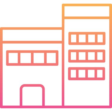 dükkan simgesi modern, vektör illüstrasyonu