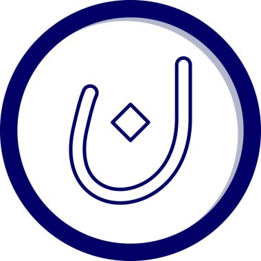 Mıknatıs simgesi. Web için mıknatıs vektör simgelerinin basit çizimi