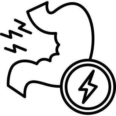 güç simgesi vektör illüstrasyonu