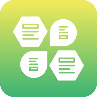 Benzersiz dizin vektör simgesi