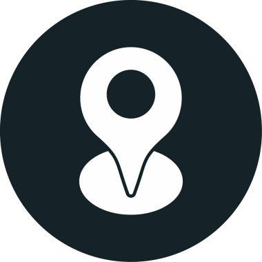 konum belirleyici simgesi. vektör illüstrasyonu