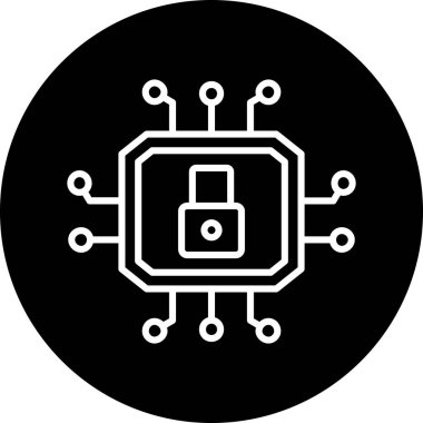 vektör Chip Simgesi illüstrasyonu