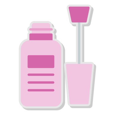 Krema ikonlu plastik kavanoz