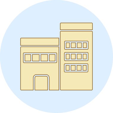 Yapı simgesinin vektör illüstrasyonu