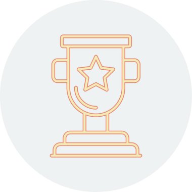 Ödülü Kupası vektör simgesi