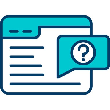 ileti ikonu vektör illüstrasyonu