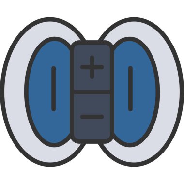 ses kulaklığı simgesi, vektör illüstrasyonu