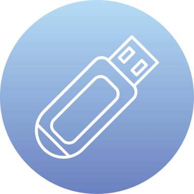 Sigaranın modern bir simgesinin vektör çizimi