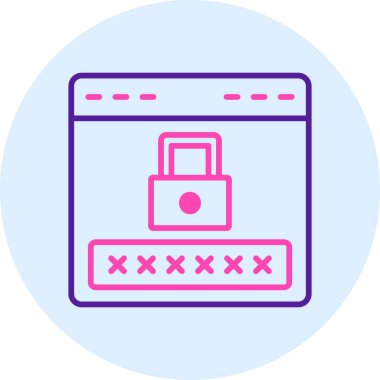 Web simgesi vektör illüstrasyonu