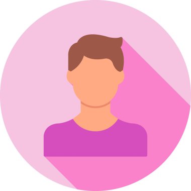 Erkek simgesi, vektör illüstrasyonu