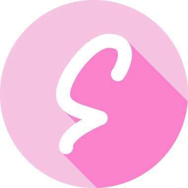 Bir kadın simgesinin vektör illüstrasyonu