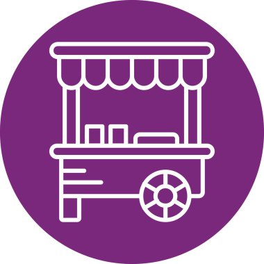 Modern simgenin vektör illüstrasyonu