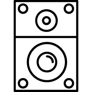 hoparlör vektör illüstrasyonu