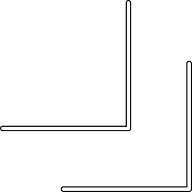 Boş ilan panosu. vektör illüstrasyonu