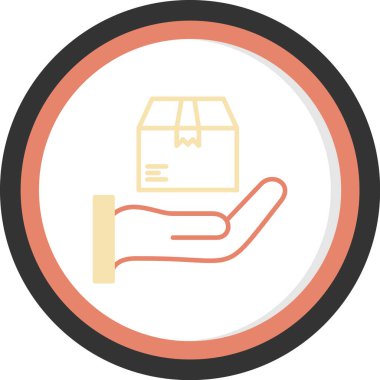 elle teslim simgesi vektör illüstrasyonuName