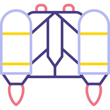 Çizgi film simgesinin vektör çizimi