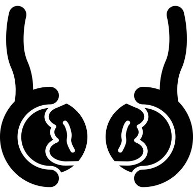 Çizgi film simgesinin vektör çizimi