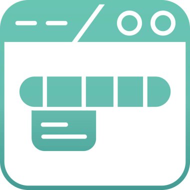 Takvim tarihi simgesinin vektör illüstrasyonu