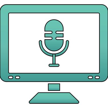 online podcast. Basit tasarım