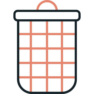 Sepet Simgesi vektör illüstrasyonu