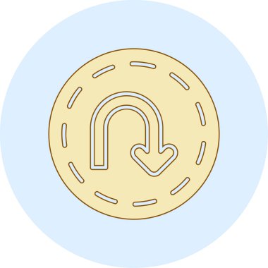 Ok. Web simgesi basit illüstrasyon