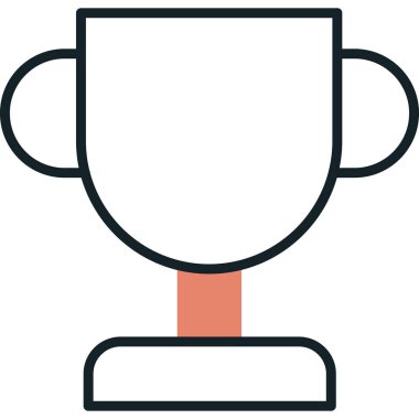 kupa simgesi vektör illüstrasyonu