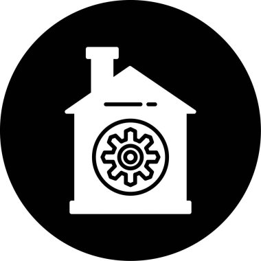 Modern otomatik servis simgesinin vektör illüstrasyonu