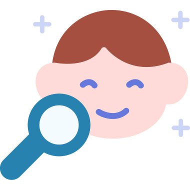 Arama simgesi vektör illüstrasyonu