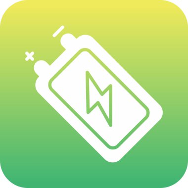 Eşsiz elektroglif vektör simgesi