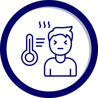 Soğuk modern simge, vektör illüstrasyonu