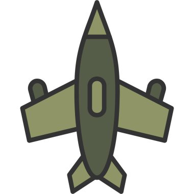 askeri simge vektör illüstrasyonu