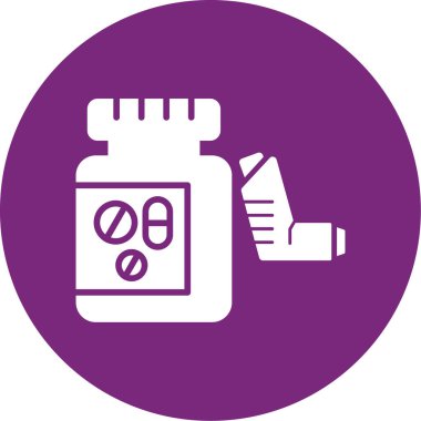 İlaç ikonu, tıp konsepti, düzenlenebilir çizgi illüstrasyonunun vektör illüstrasyonu