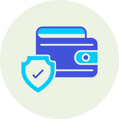 Kredi kartı ikonu vektör illüstrasyonu