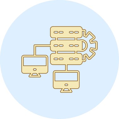 ağ paylaşım simgesi çizimi