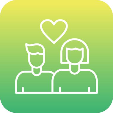 çift simge vektör illüstrasyonu