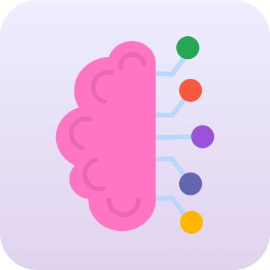 yapay zeka beyin simgesi