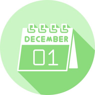 Takvim simgesinin vektör illüstrasyonu