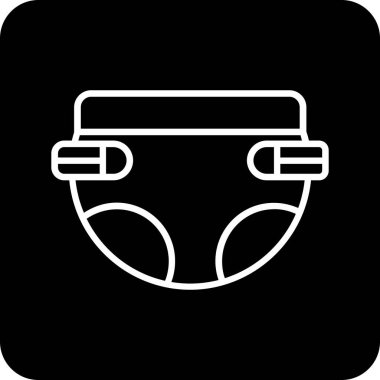 Gözlük Simgesi, basit vektör illüstrasyonu