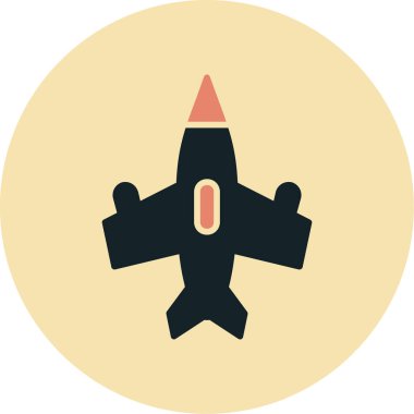 Uçak. Web simgesi basit illüstrasyon