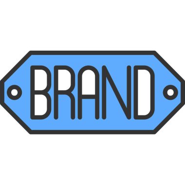 Vektör marka logo. marka simgesi