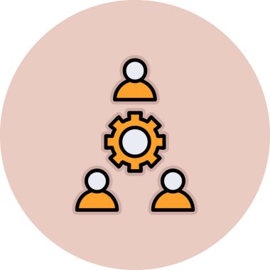 Vektör illüstrasyonu, insan simgesi