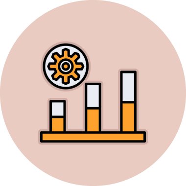 Bir fabrikanın vektör illüstrasyonuName