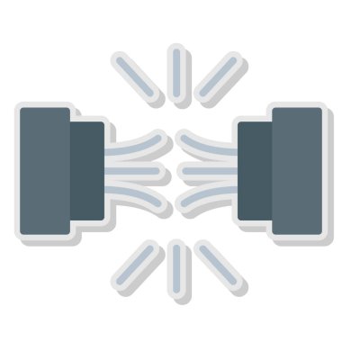 dambıllar spor ikonu vektör illüstrasyon tasarımı