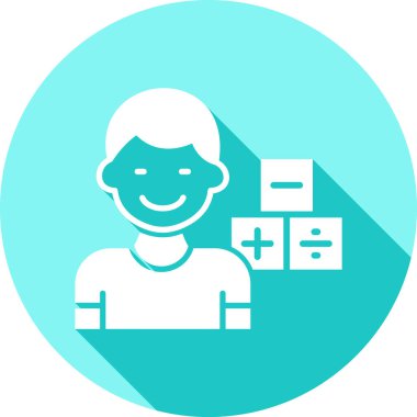 İnsan simgesinin vektör illüstrasyonu