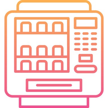 Banka. Web simgesi basit illüstrasyon