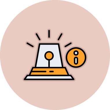 Modern simgenin vektör illüstrasyonu